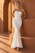 Freya Two-Piece Corset Maxi Dress