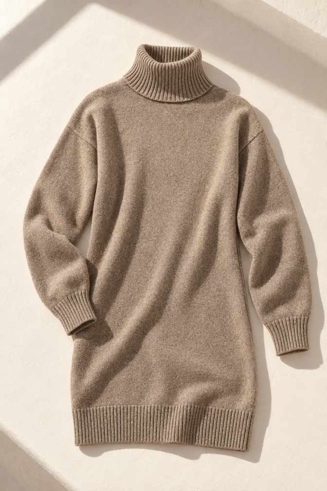 Gabriella Knit Dress — Khaki