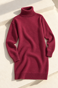 Gabriella Knit Dress — Rose Red