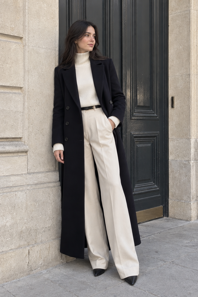 Genevieve Coat — Black