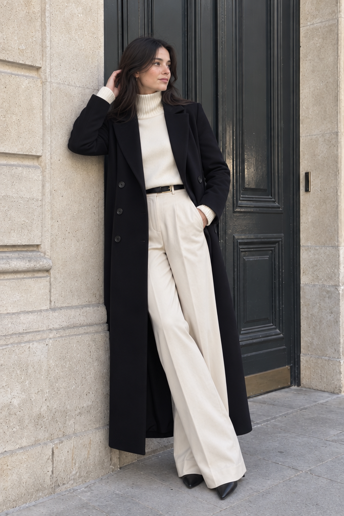 Genevieve Coat — Black