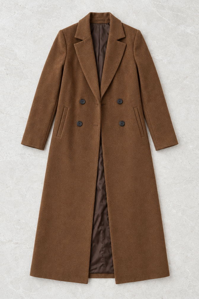 Genevieve Coat — Brown