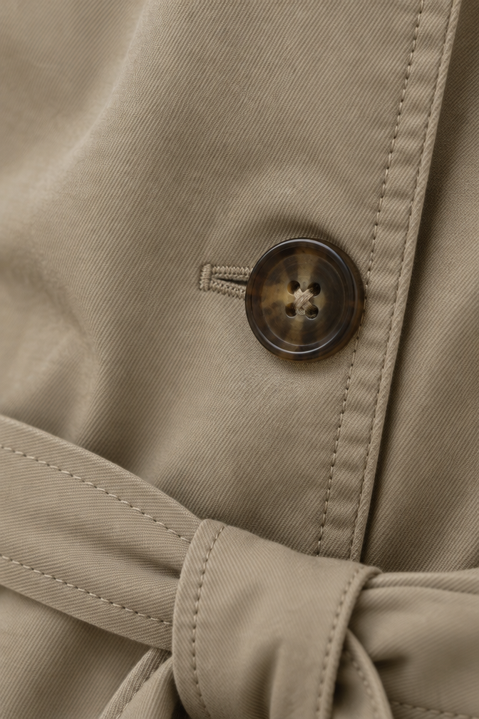 Gianna Cropped Trench Jacket
