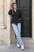 Ginevra Trench Coat — Black