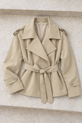 Ginevra Trench Coat — Khaki