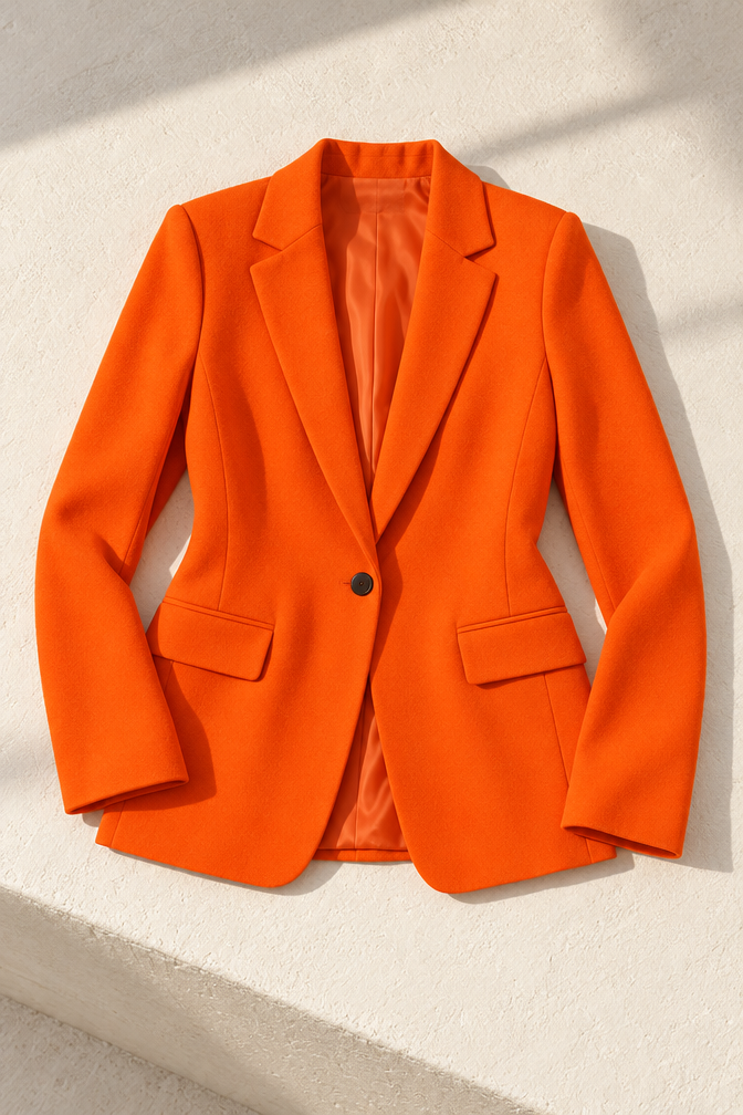 Ingrid Blazer — Orange