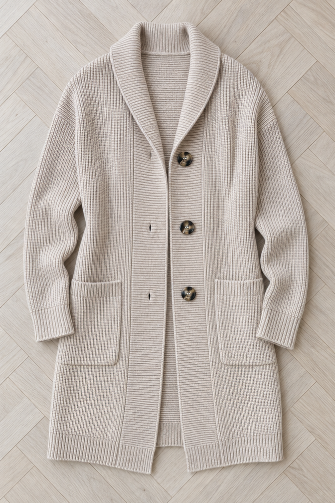 Iris Cardigan — Beige