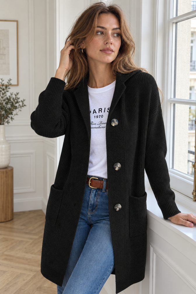 Iris Cardigan — Black