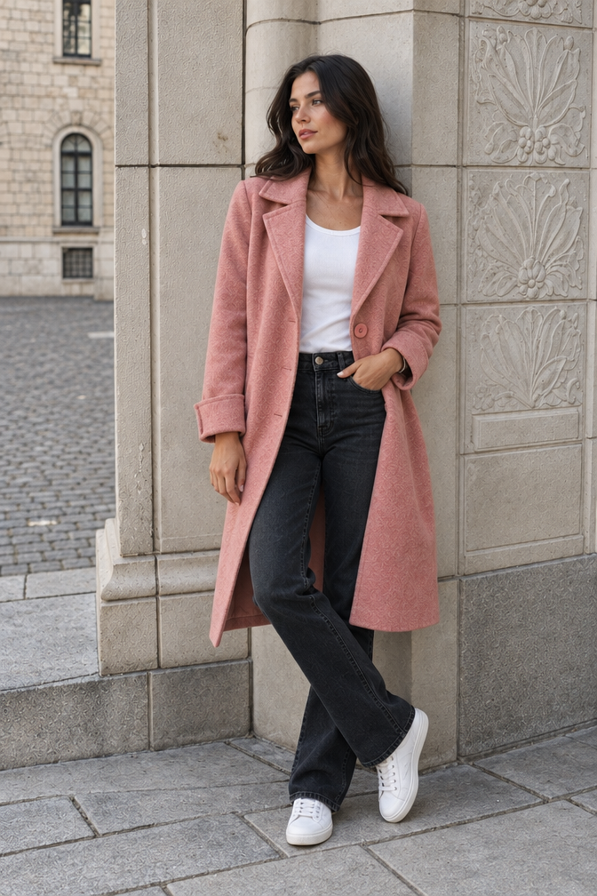 Josephine Coat — Pink