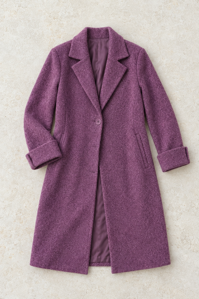 Josephine Coat — Purple