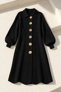 Juliette Sweater Dress — Black