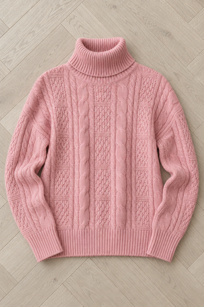 Katerina Zip Sweater — Pink