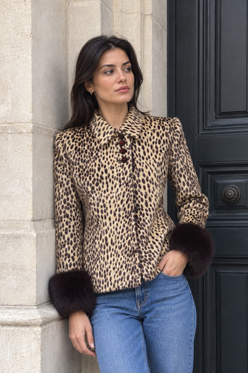 Kiara Leopard Jacket