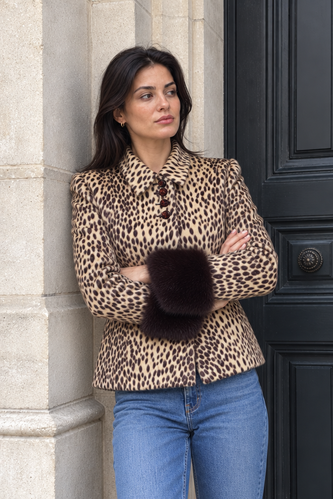 Kiara Leopard Jacket