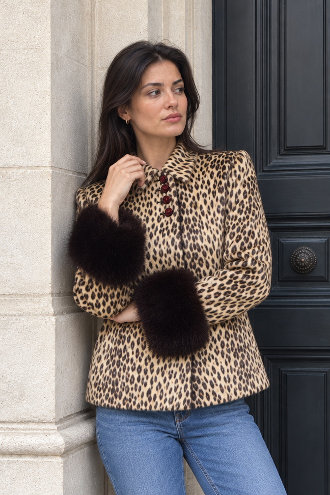Kiara Leopard Jacket