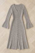 Laetitia Long Cardigan — Light Brown