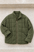 Lucienne Quilted Jacket — Green