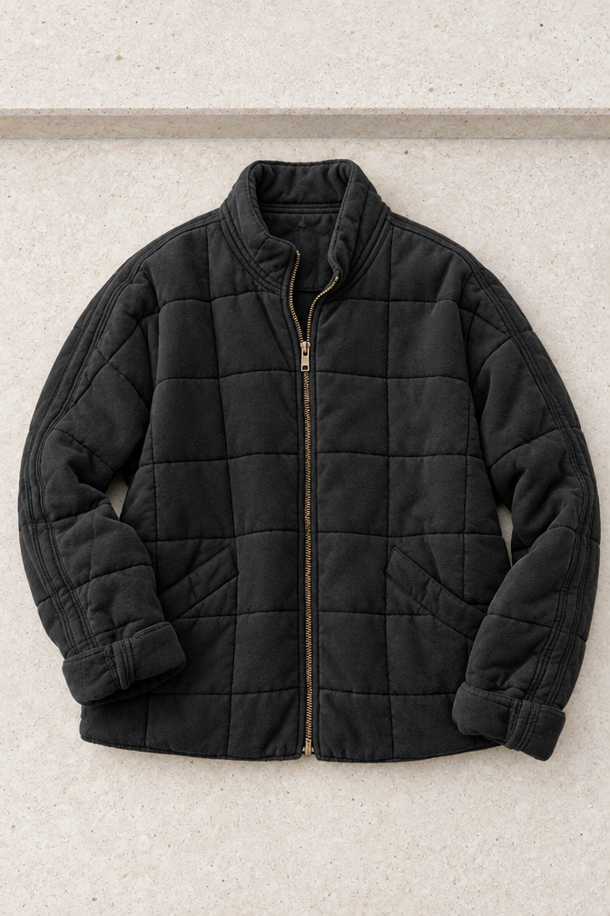 Lucienne Quilted Jacket — Black