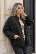 Lucienne Quilted Jacket — Black