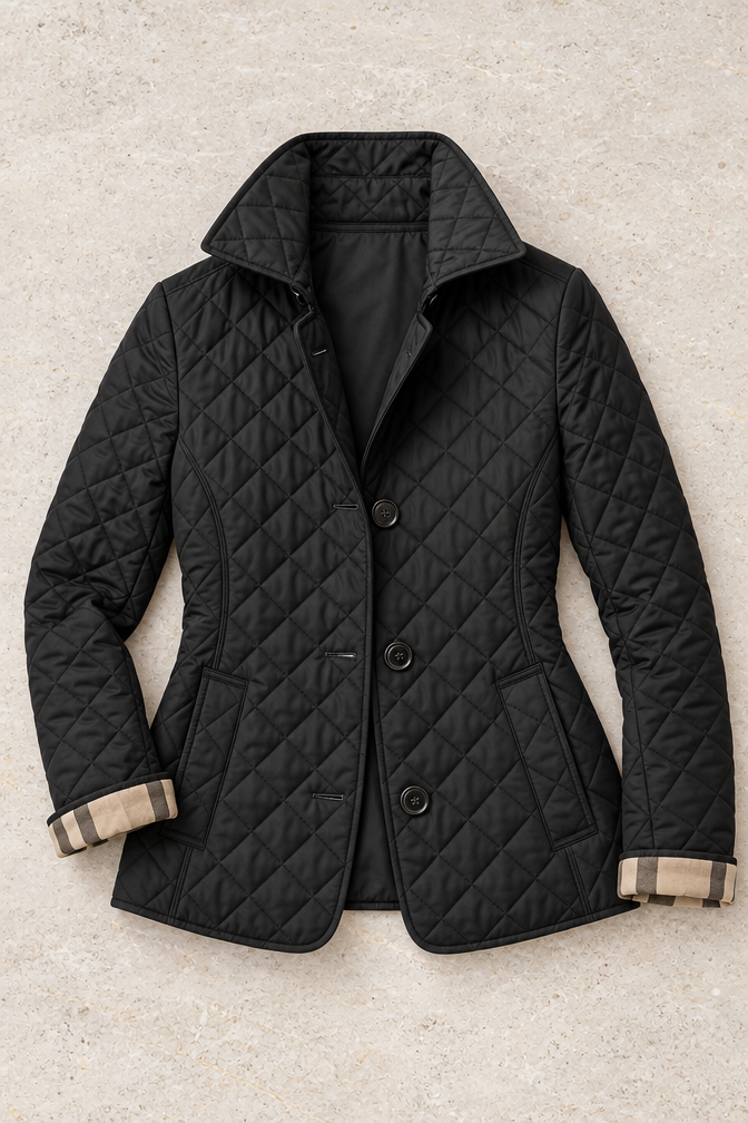 Maeve Quilted Jacket — Black