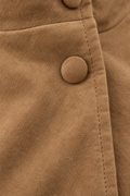 Milena Faux Suede Jacket — Camel