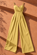 Nerissa Jumpsuit — Yellow