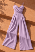 Nerissa Jumpsuit — Purple