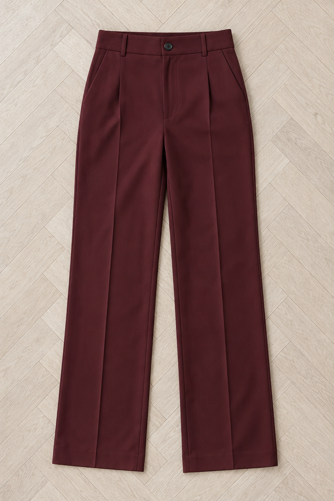 Phillipa Trousers — Bordeaux