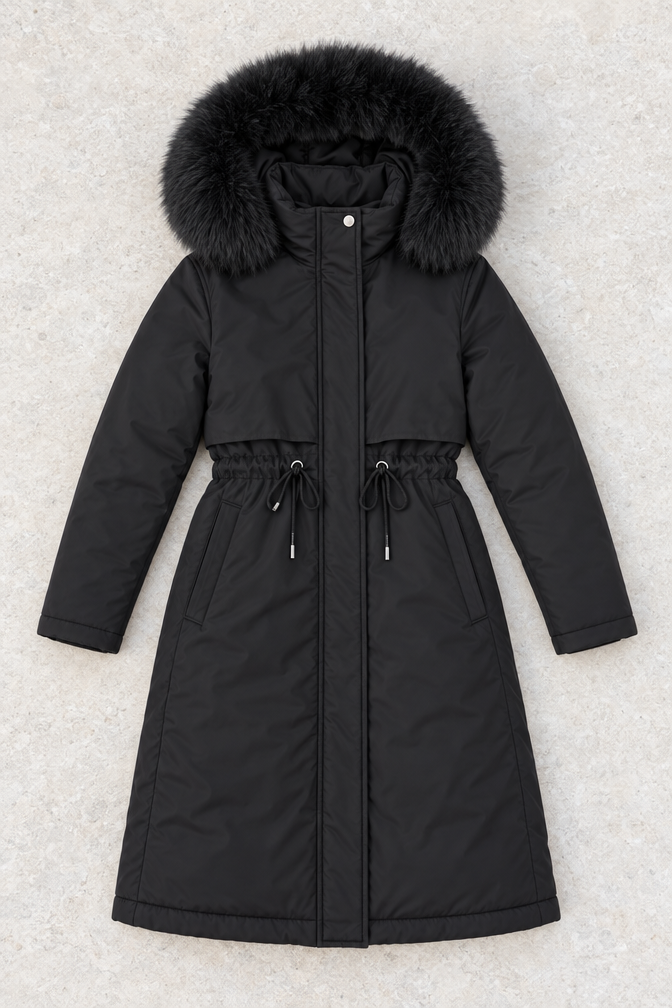 Rafaela Winter Coat — Black