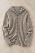 Renata Hooded Cardigan — Camel