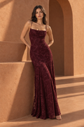 Sabrina Maxi Dress — Red
