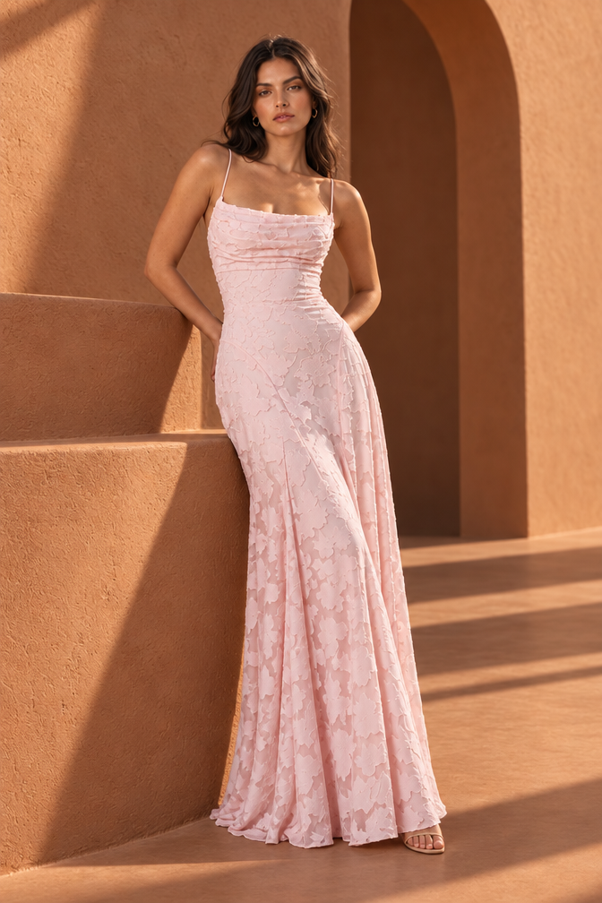 Sabrina Maxi Dress — Pink