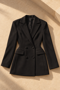 Saskia Mini Dress — Black
