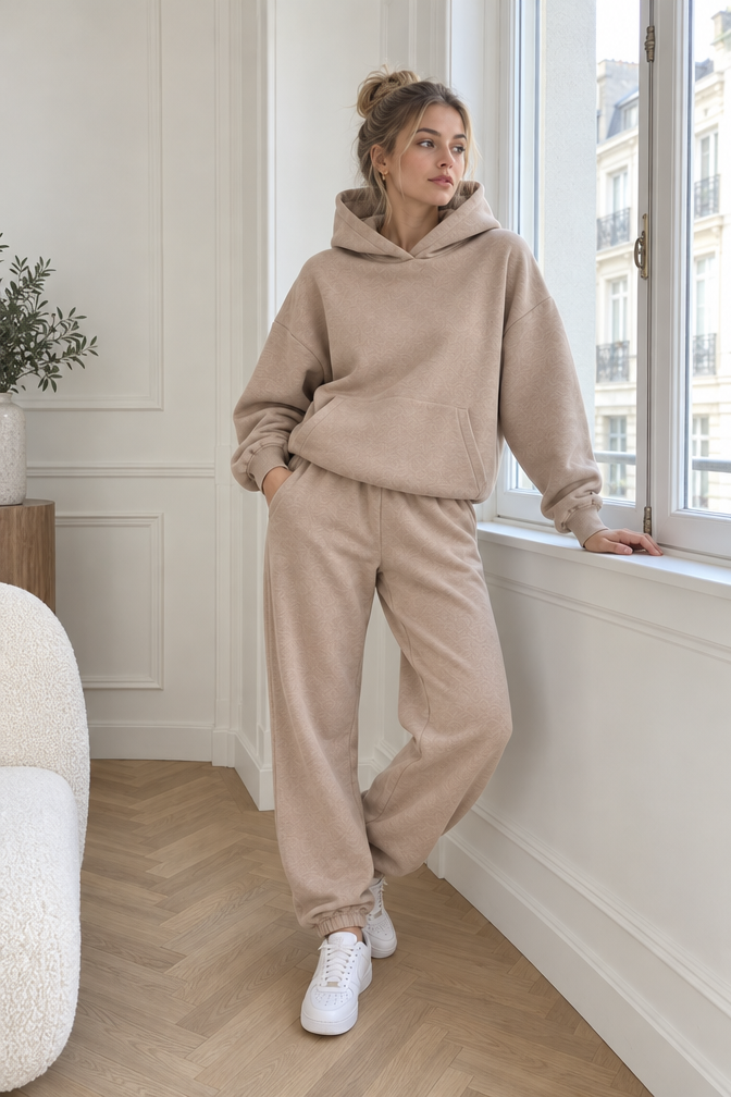 Tatiana Tracksuit — Light Brown