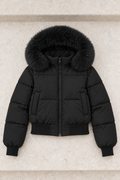 Theodora Puffer Jacket — Black