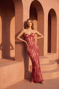 Valentina Maxi Dress — Red