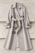 Violetta Trenchcoat — Creamy Gray
