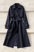 Violetta Trenchcoat — Navy Blue