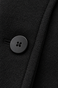 Alessandra Cropped Stand-Collar Jacket — Black