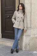 Alina Coat — Light Grey