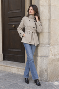 Alina Coat — Light Grey