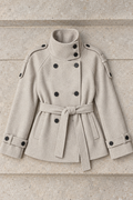 Alina Coat — Light Grey