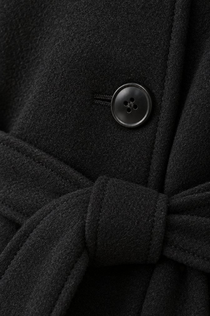 Alina Coat — Black