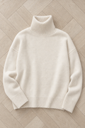 Annabel Turtleneck Sweater — Weiß