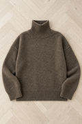 Annabel Turtleneck Sweater — Braun