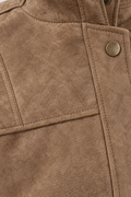 Arielle Faux Suede Cropped Jacket