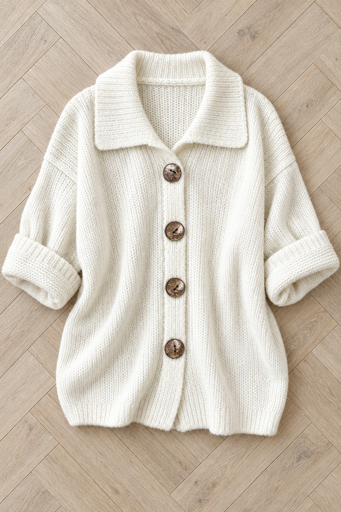 Belen Cardigan — White