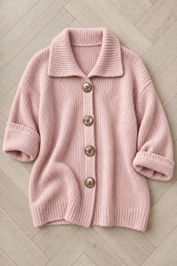 Belen Cardigan — Pink