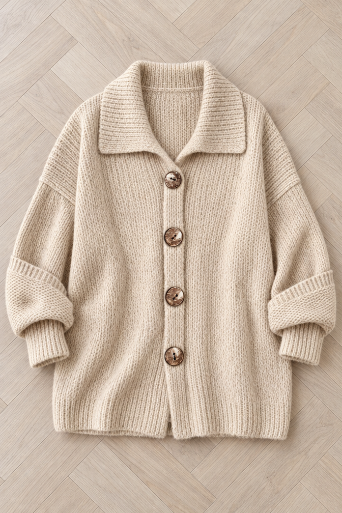 Belen Cardigan — Beige