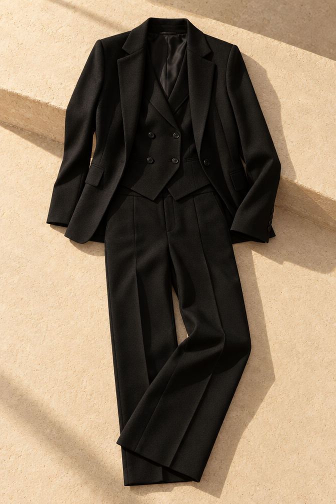 Brielle Suit — Black